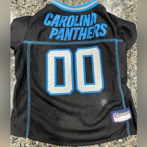 NFL Carolina Panthers Black and Blue Jersey for dog.